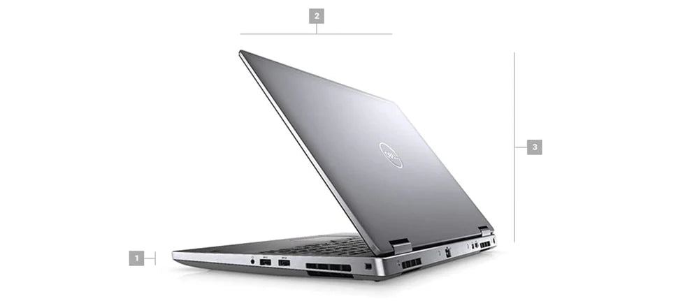 Dell Precision 7540 Workstation Laptop | 15.6" 1920x1080 FHD | Core i5-9400H - 512GB SSD Hard Drive - 32GB RAM - Nvidia Quadro T2000 | cores @ 4.3 GHz - 4GB GDDR6 Win 10 Pro Silver (Renewed)