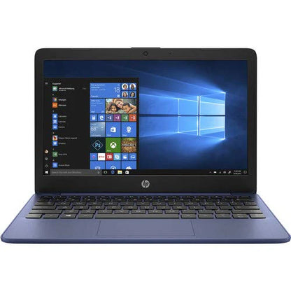 HP Stream 11.6-inch HD Laptop, Intel Celeron N4000, 16 GB RAM 512GB SSD, Windows 10 Home, 11-ak0010nr, Royal Blue)