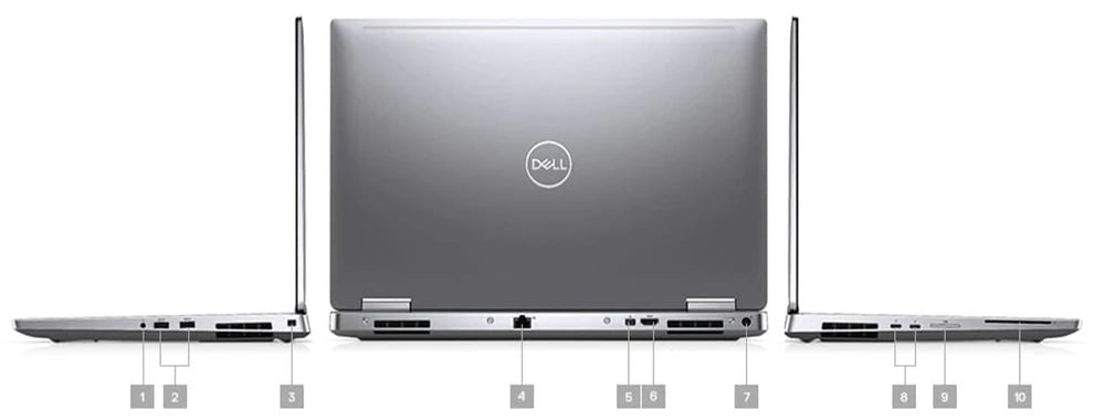 Dell Precision 7540 Workstation Laptop | 15.6" 1920x1080 FHD | Core i5-9400H - 512GB SSD Hard Drive - 32GB RAM - Nvidia Quadro T2000 | cores @ 4.3 GHz - 4GB GDDR6 Win 10 Pro Silver (Renewed)