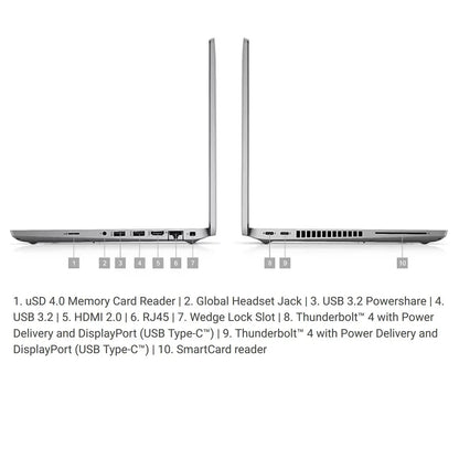 Dell Latitude 5420 14" Notebook, Intel Core i5-1145G7, 16GB RAM, 512GB SSD, Intel Iris Xe Graphics, Windows 10 Pro (Renewed)