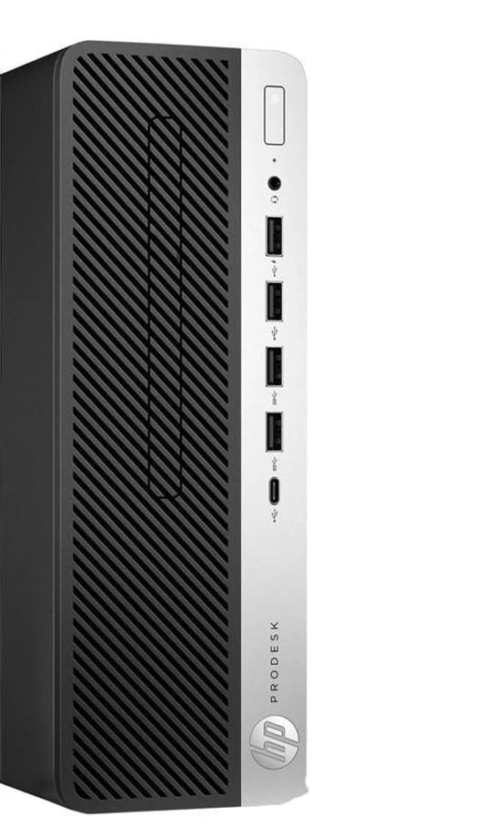 HP ProDesk 600 G5 SFF Desktop Computer, Intel Core i5-9500 to 4.1GHz, 16GB RAM, 256GB SSD, Keyboard, Mouse, WiFi, BT, Windows 10 Pro (Renewed)