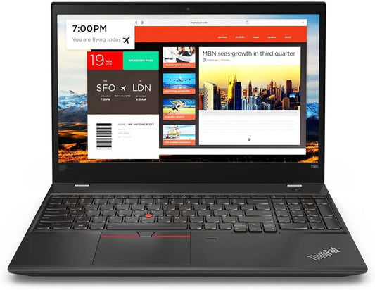 Lenovo ThinkPad T580 15.6-inch FHD IPS Screen, Core i5-8250U, 8GB RAM, 256GB SSD, Windows 10 Pro, (Renewed)