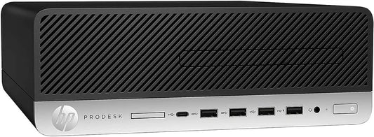 HP ProDesk 600 G5 SFF Desktop Computer, Intel Core i5-9500 to 4.1GHz, 16GB RAM, 256GB SSD, Keyboard, Mouse, WiFi, BT, Windows 10 Pro (Renewed)